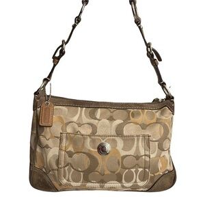 Coach  vintage y2k D05K-2172 COACH optic brown taupe